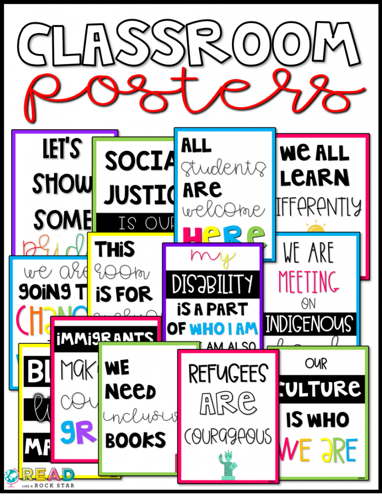 Classroom Posters - Naomi O'Brien - Read Like a Rockstar