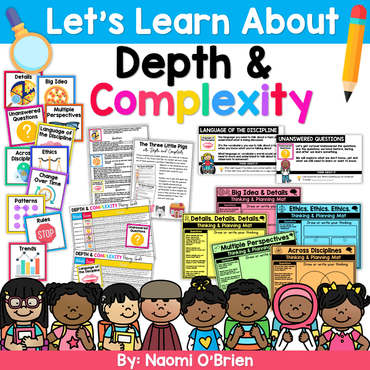 Depth and Complexity Icon Cards
