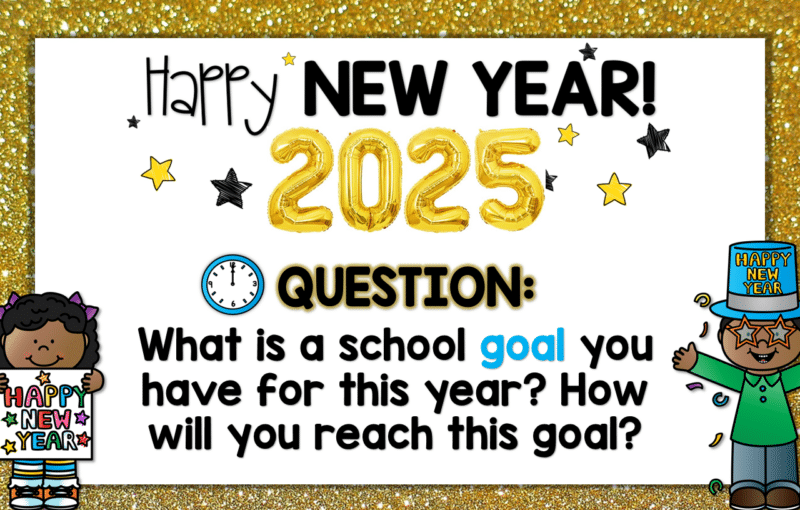 New Year's Resolutions and Activities (Writing Prompts and Flipbook) - Image 10