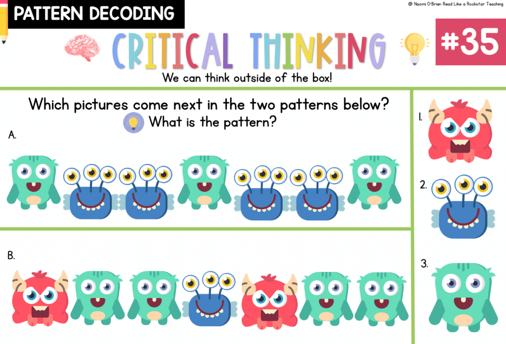 critical thinking puzzle of the week