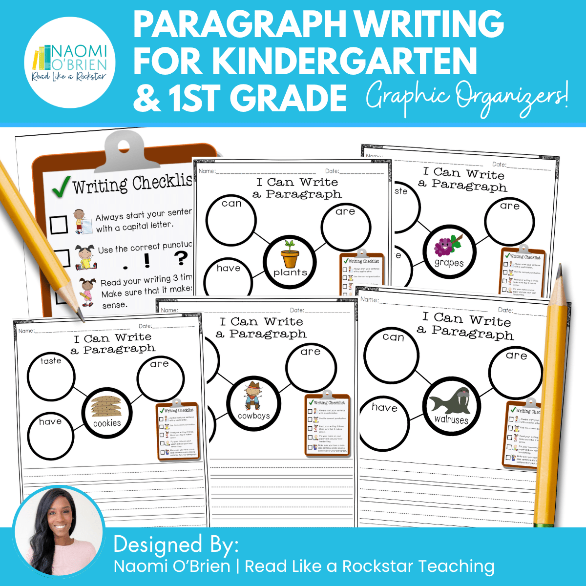 Paragraph Writing for Kindergarten and First Grade