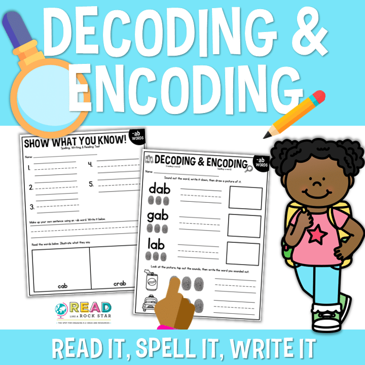 Decoding and Encoding printable resource: Read It, Spell It, Write It